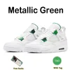 Air jordan 4s Retro Basketball Shoes نار الأحمر 4 أحذية رياضية ولدت 11 ثانية جاما الأزرق كونكورد الفضاء مربى القط الأسود الأسمنت الأبيض UNC 3