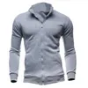 Sweat à capuche pour homme, grande taille 3XL, automne hiver, polaire, fermeture éclair, Fitness, vestes à capuche, manteaux pour Cardigans