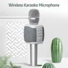 Tosering 027 2-i-1 Trådlös karaoke-mikrofon Bluetooth-högtalare Handhållen 3D Stereo Karaoke Sound Microphone For Phone PC Tablet