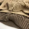 Cardigan Autumn Crianças de manga comprida suéter sólido meninas de malha de malha casaco de algodão Jaqueta infantil Tops de malha 230310