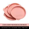 Baking Moulds 4 Pcs/set Silicone Cake Mold Round Shape Layered Bread Pan Toast Tray Mould Non-stick Tools