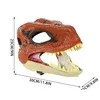 Máscaras de festa 17 projeta dinossauros com mandíbula em movimento Creative Halloween Cosplay Horror Raptor LATEX DECO 220920 DROW DROW HOME GARDEN DHVAK