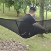 Camp Furniture Camping Hammock Multi Person Outdoor Triangle Aerial Mat Tree House Air Sky Tent för backpacking Travel