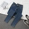 Kvinnors jeans jeans kvinnliga denim byxor svart färg kvinnor jeans kvinna stretch bottnar mager byxor för kvinnliga byxor 38 230311