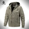 Chaquetas de los hombres Chaquetas a prueba de viento de los hombres Abrigos con capucha Bomber al aire libre Outwears Windbreaker Hombres Primavera Otoño Chaqueta casual Ropa de moda 230311