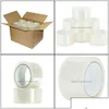 Självhäftande band Packning Tape Office School Business Industrial 2 Rolls Packaging Box Sealing Mil 1 9 X 110 Yard DH6JJ