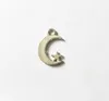 Charms Eruifa Wholesales Smooth Shiny Good Quality Moon And Star 20pcs Per Bag Zinc Alloy DIY Pendant 2 Colors