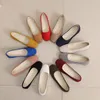 2023 Square Slippers Head Single Shoes Fashion Flat Women's Suede Shallow Mouth Single Shoes Women's Shoes 020