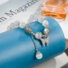 Bracelets Butterfly opal women's 2023 new high-grade crystal bracelet light luxury gifts for girlfriends