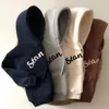 Hoodies Sweatshirts Milancel Kids Hoodies Moda Erkek Sweatshirt Mektup Nakış Kızlar El Kıyafetleri 230310