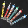 Mini Nectar Kit Hookahs 10mm Nector Dab Straw Oil Rigs Micro NC Set Glass Water Pipe Titanium Tip ash catcher for bong