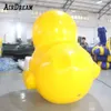 Modelo de pato amarelo gigante inflável flutuante promocional de venda imperdível de alta qualidade 1,5/3/6/8 m de altura para publicidade