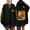 Women's Hoodies Sweatshirts Anime Chainsaw Man Denji Hooded Makima Zipper Jacket Long Sleeve Zip Jackets Fleece Streetwear Sweatshirt 230311