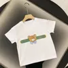 Kids T-shirts Casual Boys Girls Short Sleeves Printed Cotton T Shirts Children Youth Summer Clothes Tops Kid Tees White Black tshirts Round Neck Breathable Clothings
