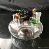 Hopahs Flower Bed Glass Hookah Pot grossistglas Bongs Tillbehör, glas