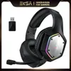 Casque sans fil 2,4 GHz E1000 WT 7.1 casque de jeu filaire Surround Gamer avec micro ENC à faible latence pour PC/PS4/PS5/Xbox