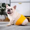 Vêtements pour chiens lavables pour animaux de compagnie pantalons physiologiques masculins sous-vêtements sanitaires réutilisables bande de ventre bande fournitures de couches en coton