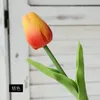 Fleurs décoratives 10 pièces beauté vraie touche Latex tulipes fleur artificielle Bouquet faux mariée décorer pour mariage
