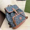 Klassieke mini-rugzakken Womens Letters Boekentassen Ontwerpers Rugzak Dames Sporttassen Designer Canvas Street Fashion Schooltas Heren G-tassen