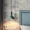 Lámparas colgantes, lámpara italiana nórdica, mármol verde y blanco, decoración del hogar, estudio, comedor, luz de noche, vestíbulo, lámpara colgante