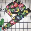 2023 New Designer Yoga Clothes Active Sets Fashion Flower Print High Neck Zipper Slim Yoga Clothes Dance Clothes