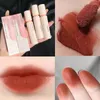 Lip Gloss Peach Brown Velvet Matte Liquid Lipstick Waterproof Long Lasting Women Red Pink Mud Tint Glaze Cosmetics 1pcs