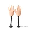 Nail Practice Display Silicone Practice Hand For Acrylic Nails With Clip Fake Trainning Hand Model 230310