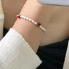 cherry bead bracelet