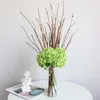 Decoratieve bloemen 5 -st simulatie schuimende tak nep planten bruiloft kunstbloem arrangement diy krans materiaal huizendecoratie wikkeling doden