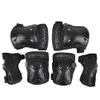 Ginocchiere per gomiti 6Pcsset Set di protezioni per casco da pattinaggio Ginocchiere per gomitiere Protezione per mani da polso per bambini Rulli per ciclismo per adulti Arrampicata su roccia 230311