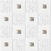 Wall Stickers 10Pcs 3D Stereo Foam Ceiling Panel Roof Decal Self Adhesive Mirror Silver Gold Decor Living Room Children 70x70cm