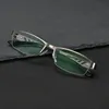 Reading Glasses Transition Pochromic Reading Glasses Men UV400 Sun Metal Frame Optical Lens Change Color Presbyopic Eyeglasses Diopter 1.04 230310