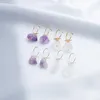 Boucles d'oreilles Jaeeyin 2023 mode couleur or fil noeud fait à la main pierre colorée Semi précieux cadeau pour les femmes arrivées