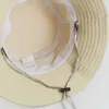 ワイドブリムハットビッグバイザーpkableコットンバケツ帽子女性のための釣り風防止防止帽子帽子ワイドブリムサマーフィッシャーマンキャップp230311