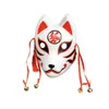 Maschere per feste Maschera Anbu aggiornata dipinta a mano Kitsune giapponese Fl Face Pvc spesso per costume cosplay 220715 Drop Delivery Home Garden F Dhucg