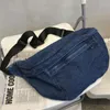 Taillezakken unisex Crossbody tas schoudertas meisjes denim voor vrouwen grote capaciteit messenger tas bolsos para mujer hiphop riem tas 230311