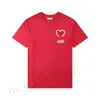 Herren-Designer-T-Shirt für Damen, Korea, modische T-Shirts, Luxusmarke mit kurzen Ärmeln, Sommer-Liebhaber-Top, Rundhalsausschnitt, Kleidung, S-XL