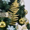 Christmas Decorations Tree Leaf Ornaments Decor Flower Grass Hollow Discharge Class Simulation Fake C66