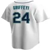 44 Julio Rodriguez Baseball Jersey Ken Griffey Jr. Ichiro Suzuki Luis Castillo Bryce Miller Andres Munoz Cal Raleigh Teoscar Hernandez Sam Haggerty