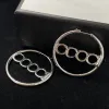 Designer Luxury Womens Gold Hoops Earring Stud Women Earings Sliver Letter G Ear Studs Boucle Hoop Jewelry Accessories For Wedding 2303114BF