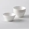 Bols Bol Large Bouche Vaisselle Vaisselle Nouilles Porcelaine Céramique Blanc Paroi Mince Santé Protection De L'environnement Non toxique