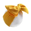 Accessoires de cheveux pour bébés filles, bandeau à gros nœud, Turban pour enfants, accessoires pour nourrissons au printemps