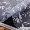 طاولة قطعة قماش kawaii نمط زهرة مقاوم للزيت مقاوم للماء PVC tablecloth البلاستيك صافٍ غير لامع ألواح بلورية من الزجاج الناعم.