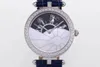 Beobachten Sie Mode Lady Lover Bridge Watch 3D dreidimensionale Oberflächencharakterdarstellung lebensechter Diamant eingelegte Mode alles