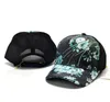 Designer baseball mössa för män kvinna monterade hattar luxe jumbo frise orm tiger bee sol hattar justerbar