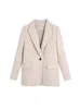 Abiti da donna Blazer Estate Casual Donna Pantalone Completo da 2 pezzi Solido Blazer slim Cappotti e pantaloni Donna OL Due pezzi Completo da uomo 230311