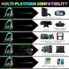 Earphones PC Gaming Headset Gamer E1000 USB 7.1 Surround/E1000S 3.5mm Stereo Wired Headphones with Microphone For PS4 Xbox one Laptop