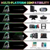 PC Headsing Gamer E1000 USB 7.1 Surround/E1000ss de 3,5 mm fones de ouvido com fio com microfone para laptop PS4 Xbox One