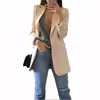 Kvinnors kostymer Blazers Women's Europe och USA: s vår- och höstexplosioner Fashion Lapel Slim Cardigan Temperament Stor storlek kostym Jacka 230311