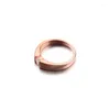 Anéis de casamento Moda Plane simples Incluste requintado de zircão Anel Rose Gold Gold Ligal Metal Party Men e Women's Jewelry